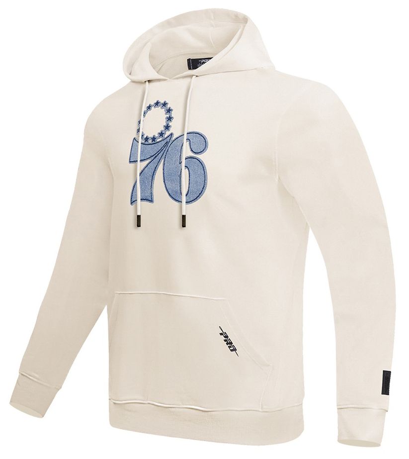 Pro Standard Men's Philadelphia 76ers Linen Varsity Blues Hoodie product image
