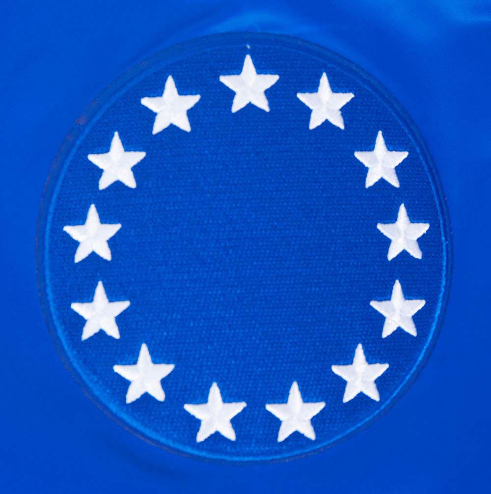 Pro Standard Adult Philadelphia 76ers Blue Sublimated Satin Jacket product image