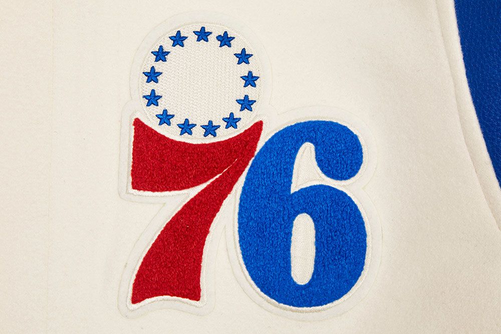 Pro Standard Women's Philadelphia 76ers Varsity Jacket product image