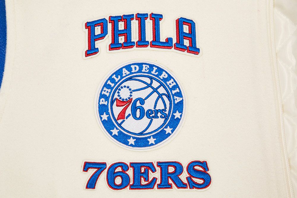Pro Standard Women's Philadelphia 76ers Varsity Jacket product image