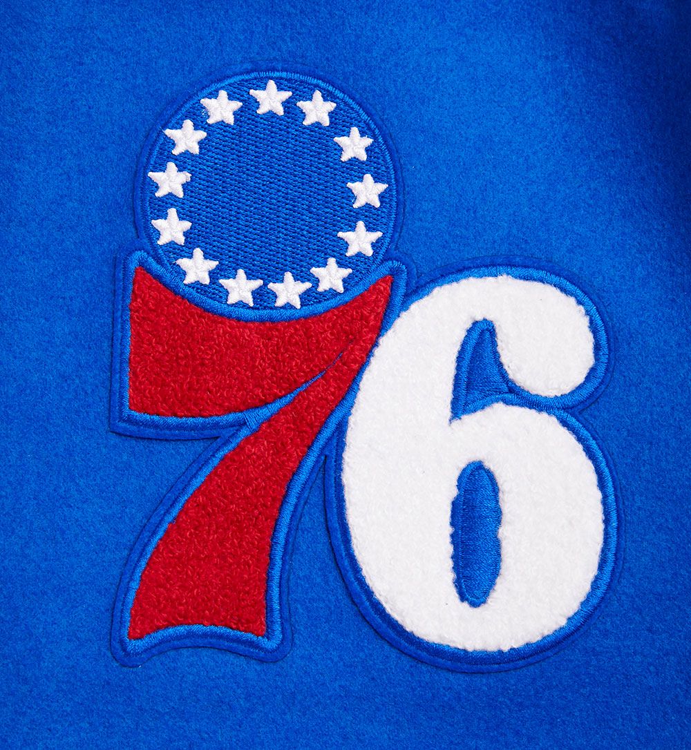Pro Standard Women's Philadelphia 76ers Varsity Jacket product image
