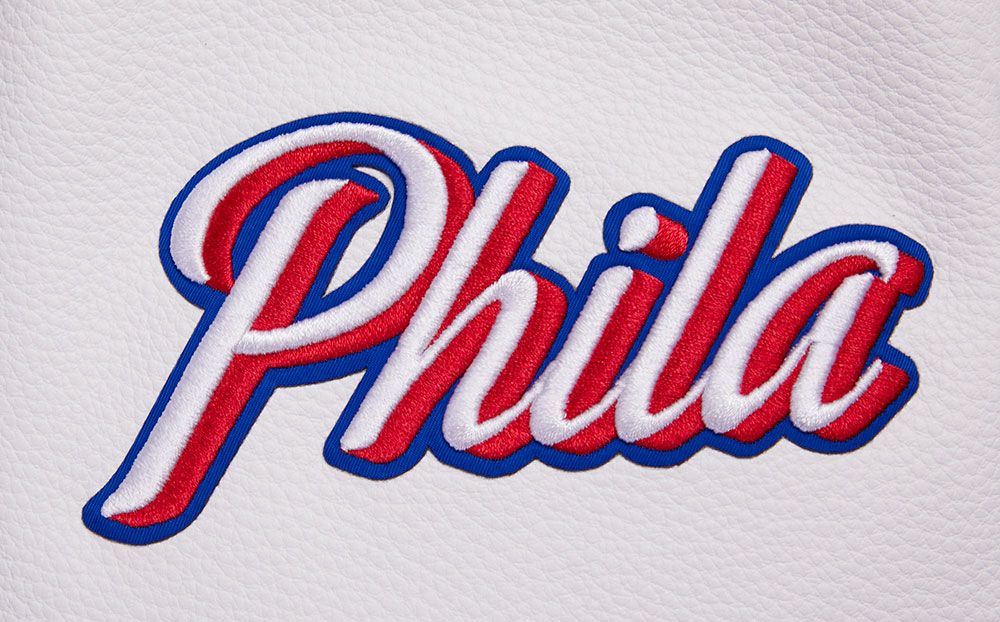 Pro Standard Women's Philadelphia 76ers Varsity Jacket product image