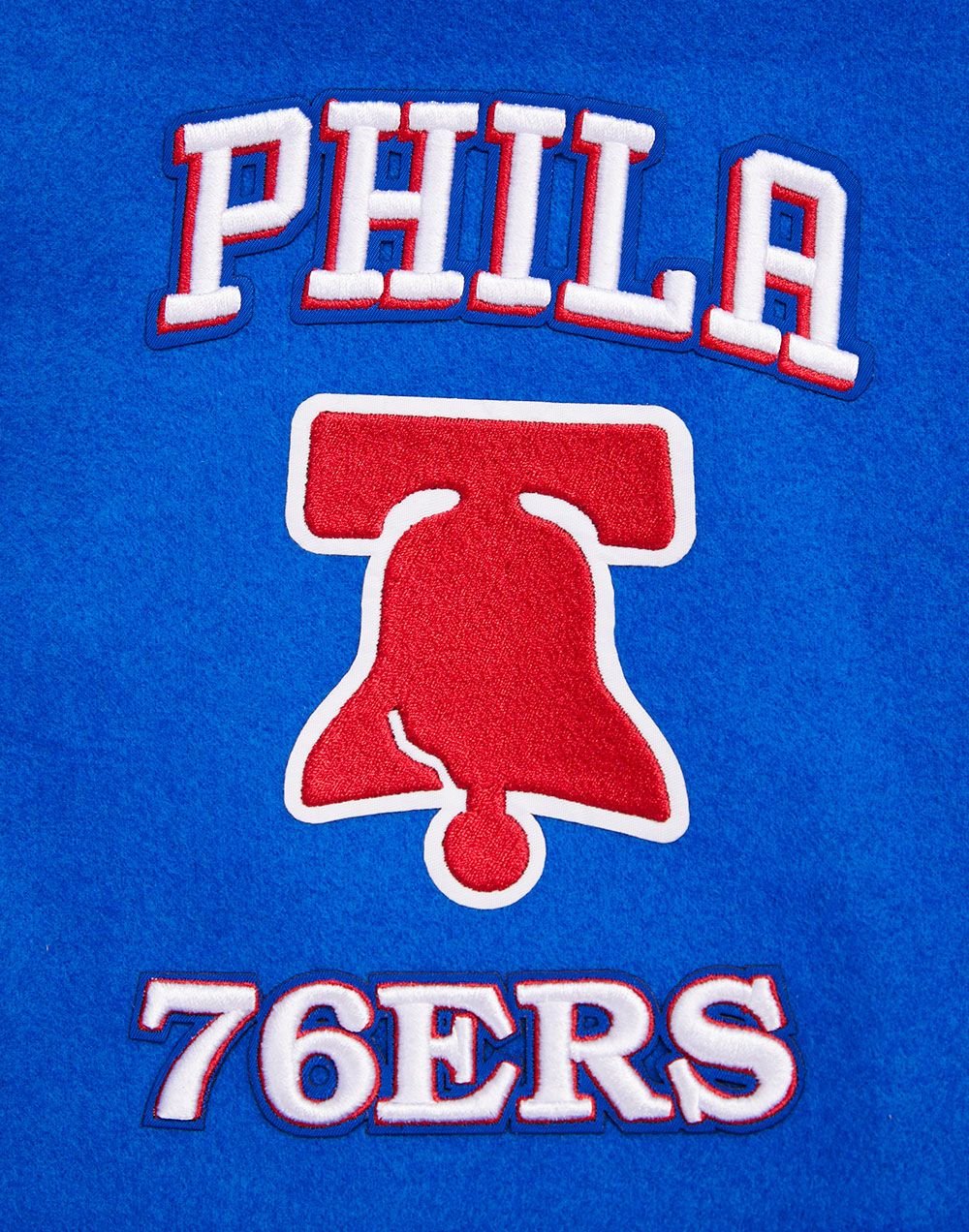 Pro Standard Women's Philadelphia 76ers Varsity Jacket product image