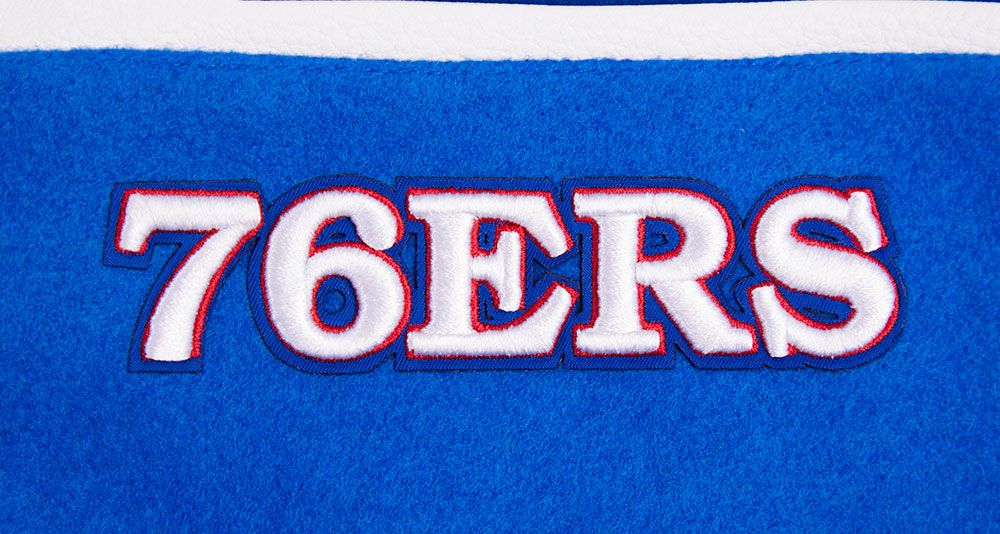 Pro Standard Women's Philadelphia 76ers Varsity Jacket product image