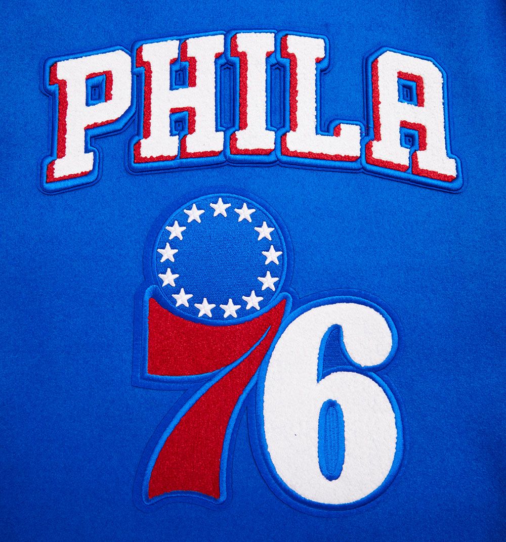 Pro Standard Women's Philadelphia 76ers Varsity Jacket product image