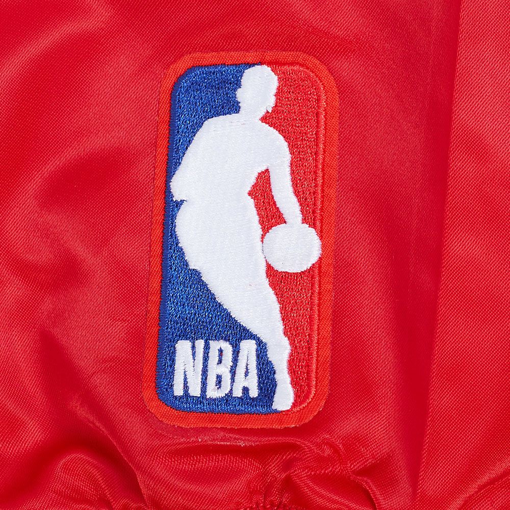 Pro Standard Men's Philadelphia 76ers Red Big Logo Satin Jacket product image
