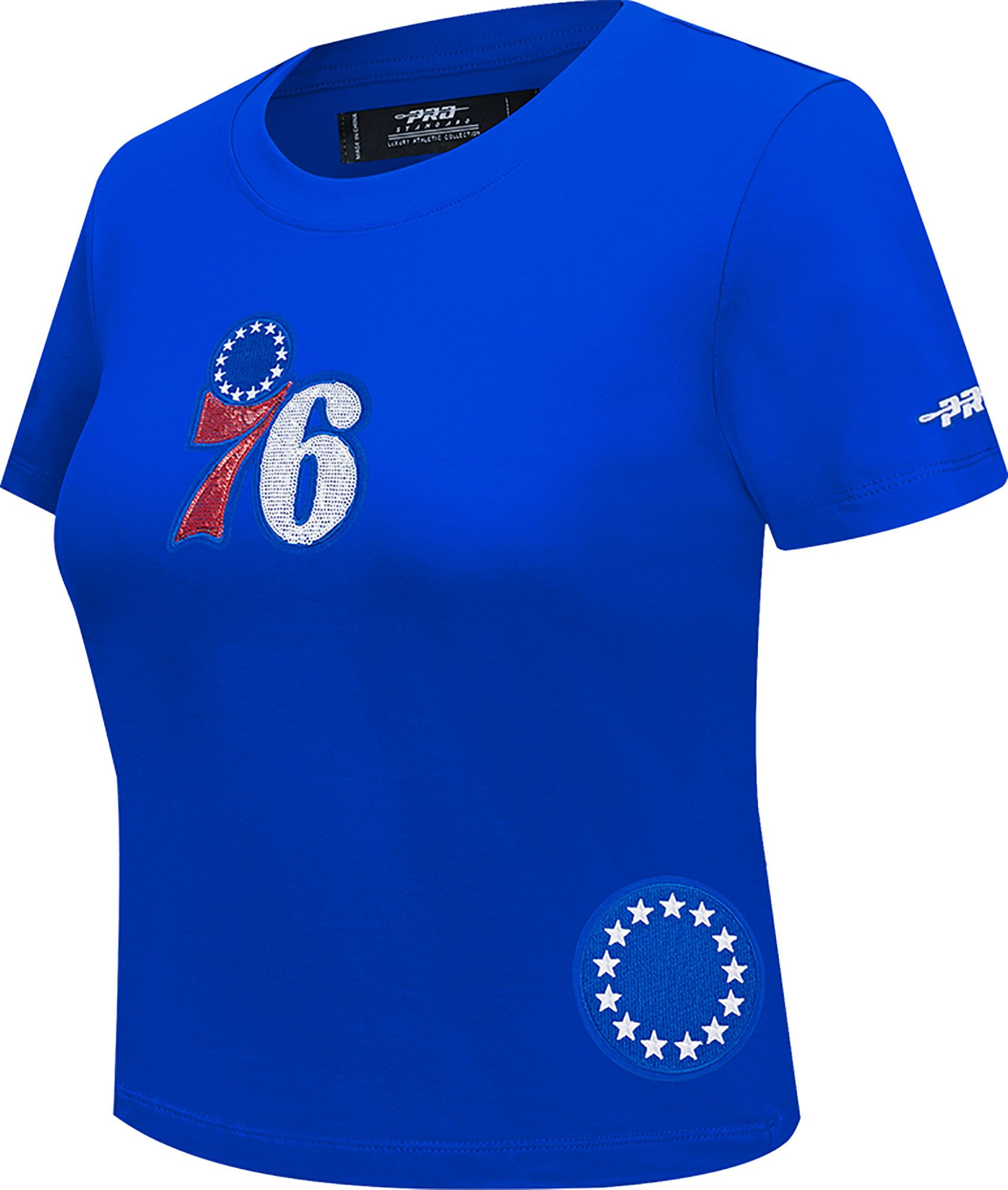 Pro Standard Women's Philadelphia 76ers Blue Game Day Classics Baby Doll T-Shirt product image