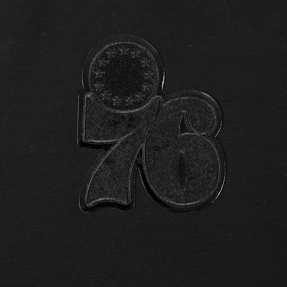 Pro Standard Women's Philadelphia 76ers Black Boxy Cropped T-Shirt product image