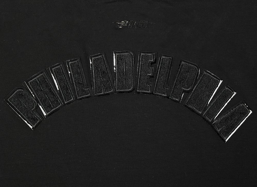 Pro Standard Women's Philadelphia 76ers Black Boxy Cropped T-Shirt product image