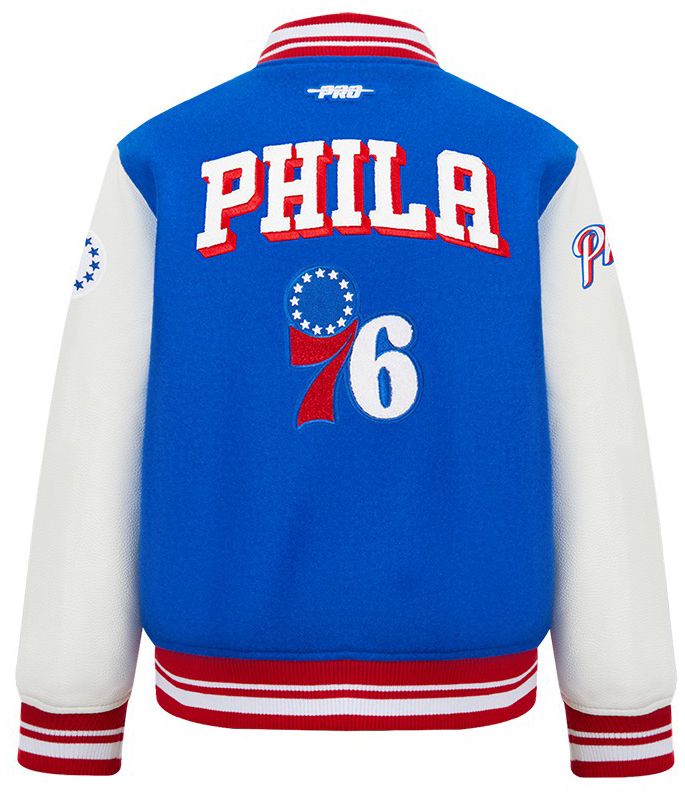 Pro Standard Youth Philadelphia 76ers Blue Varsity Jacket product image