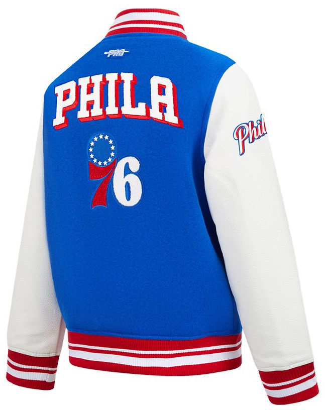 Pro Standard Youth Philadelphia 76ers Blue Varsity Jacket product image