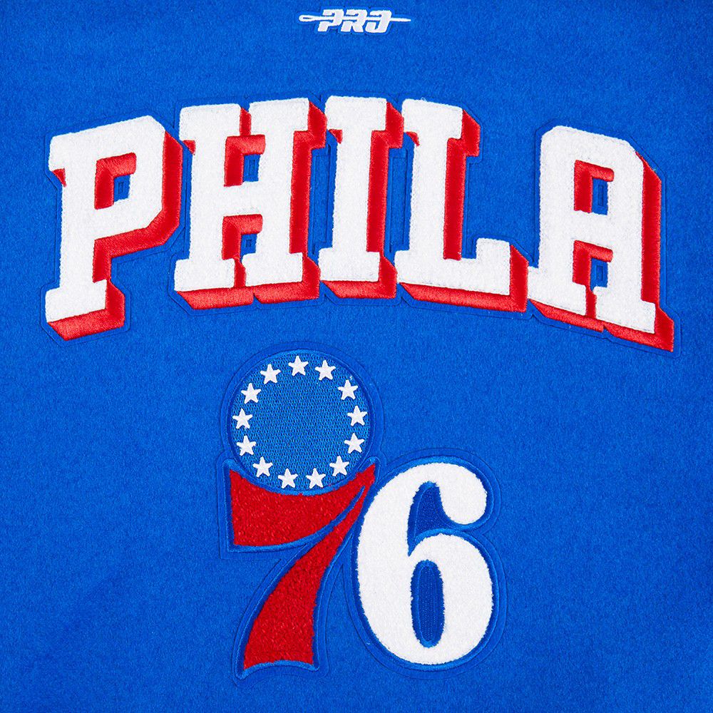 Pro Standard Youth Philadelphia 76ers Blue Varsity Jacket product image
