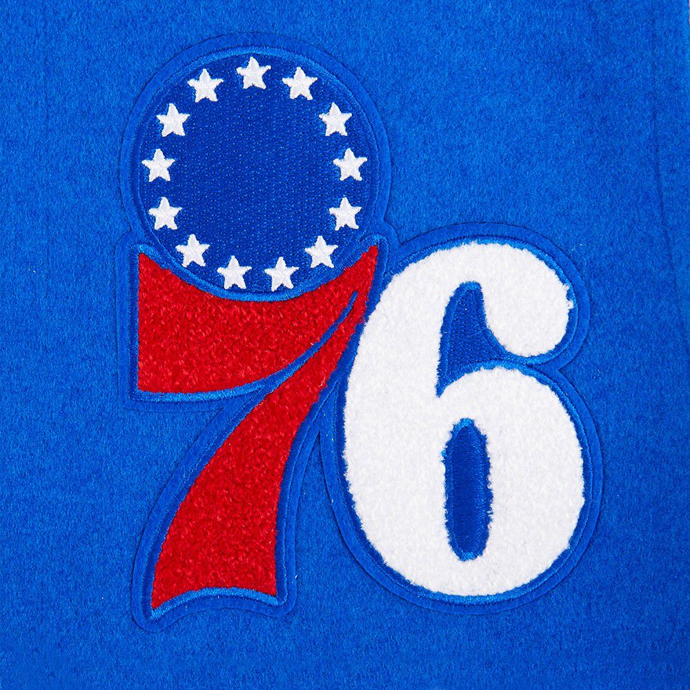 Pro Standard Youth Philadelphia 76ers Blue Varsity Jacket product image