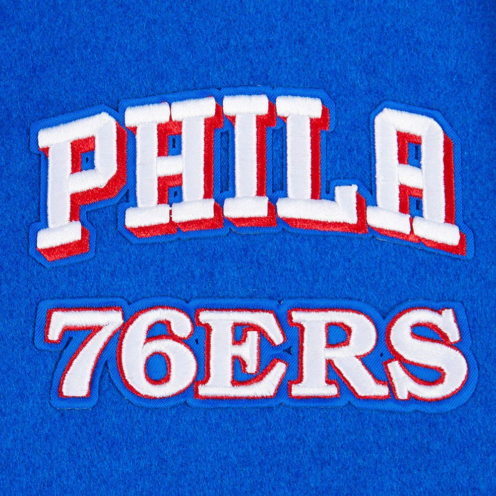 Pro Standard Youth Philadelphia 76ers Blue Varsity Jacket product image