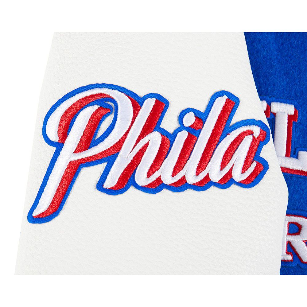 Pro Standard Youth Philadelphia 76ers Blue Varsity Jacket product image