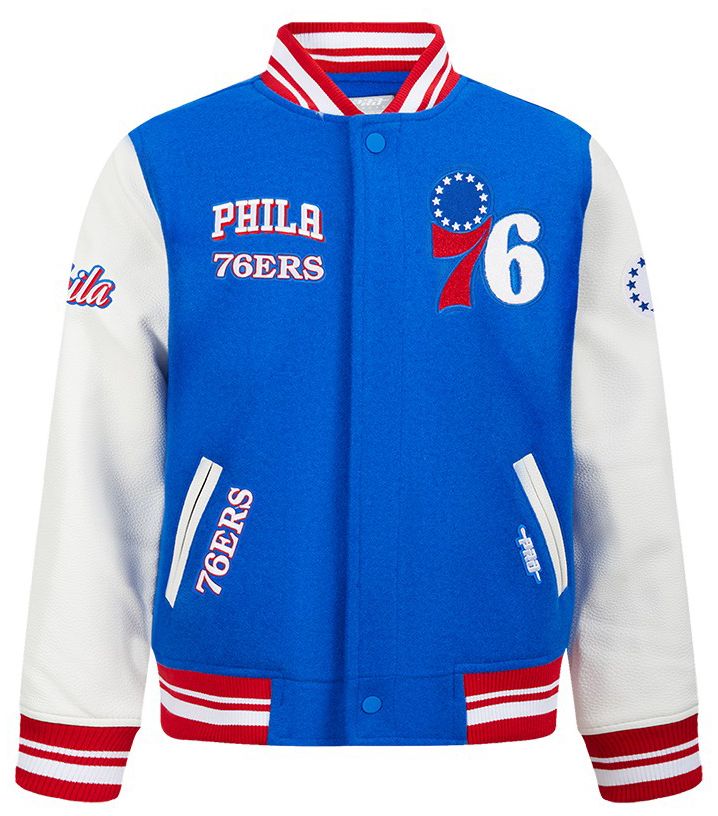 Pro Standard Youth Philadelphia 76ers Blue Varsity Jacket product image