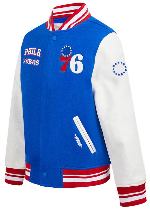 Pro Standard Youth Philadelphia 76ers Blue Varsity Jacket product image