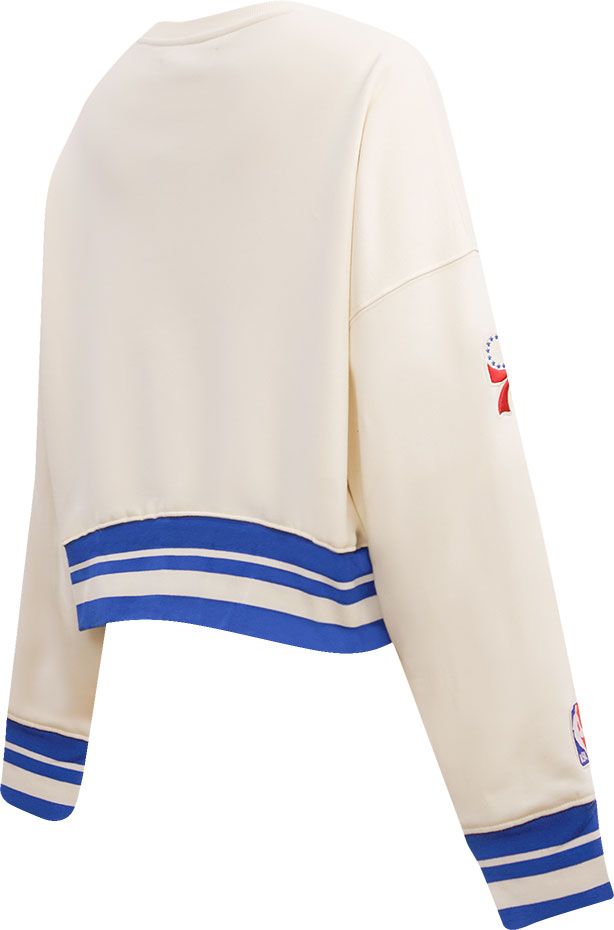Pro Standard Women's Philadelphia 76ers Ribbed Crewneck Sweatshirt product image