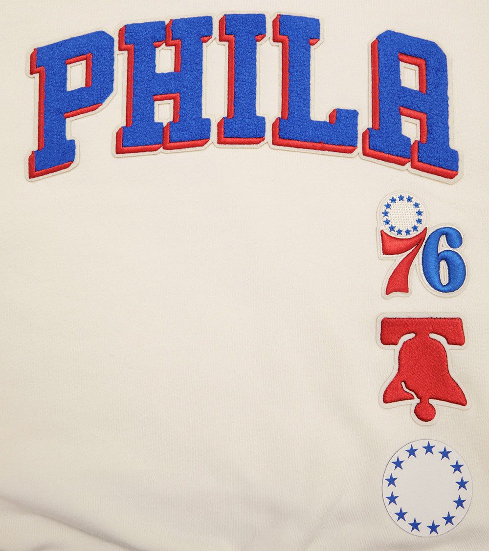 Pro Standard Women's Philadelphia 76ers Ribbed Crewneck Sweatshirt product image
