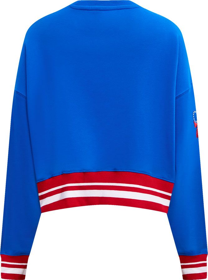 Pro Standard Women's Philadelphia 76ers Ribbed Crewneck Sweatshirt product image
