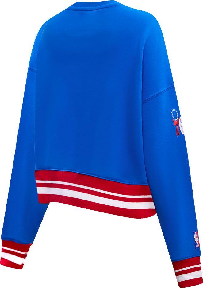 Pro Standard Women's Philadelphia 76ers Ribbed Crewneck Sweatshirt product image