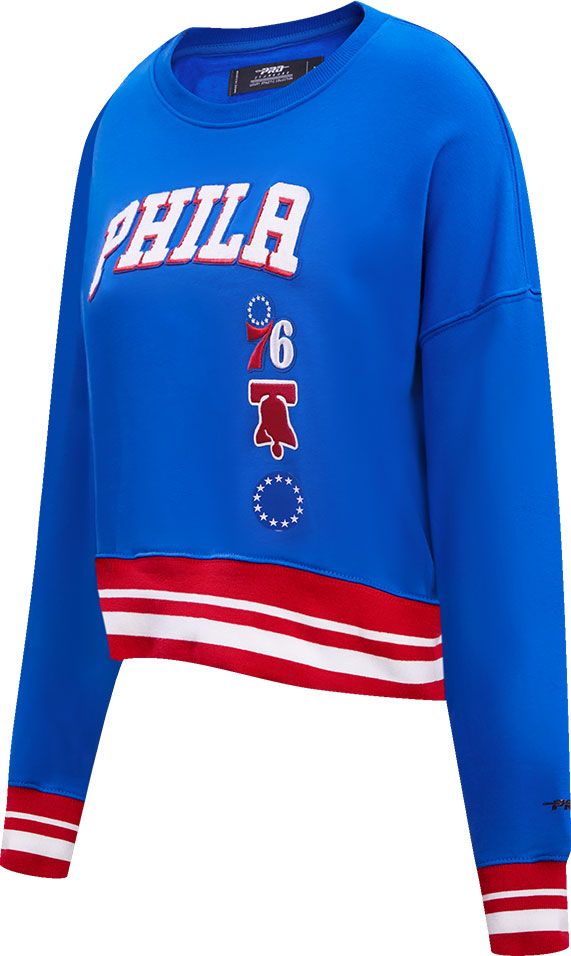 Pro Standard Women's Philadelphia 76ers Ribbed Crewneck Sweatshirt product image