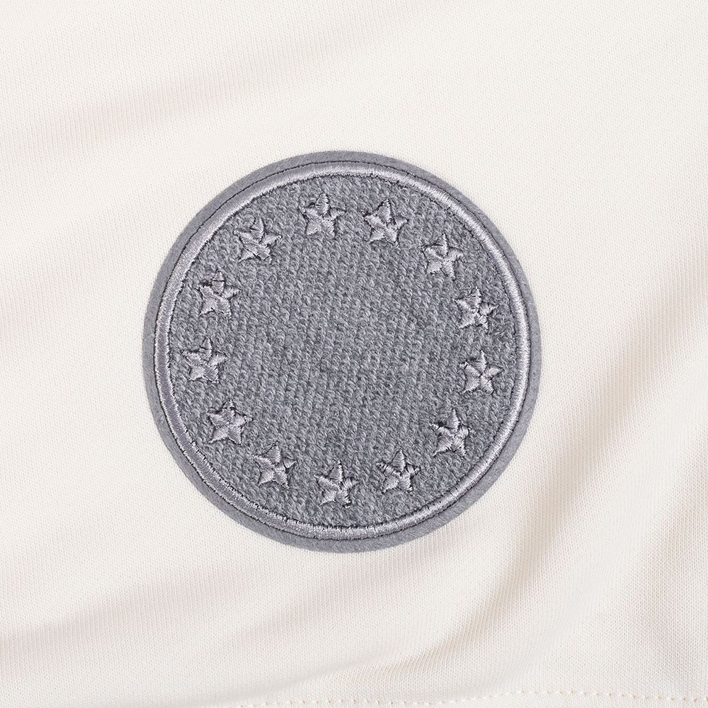 Pro Standard Women's Philadelphia 76ers Off White Reverse French Terry Crewneck Sweatshirt product image