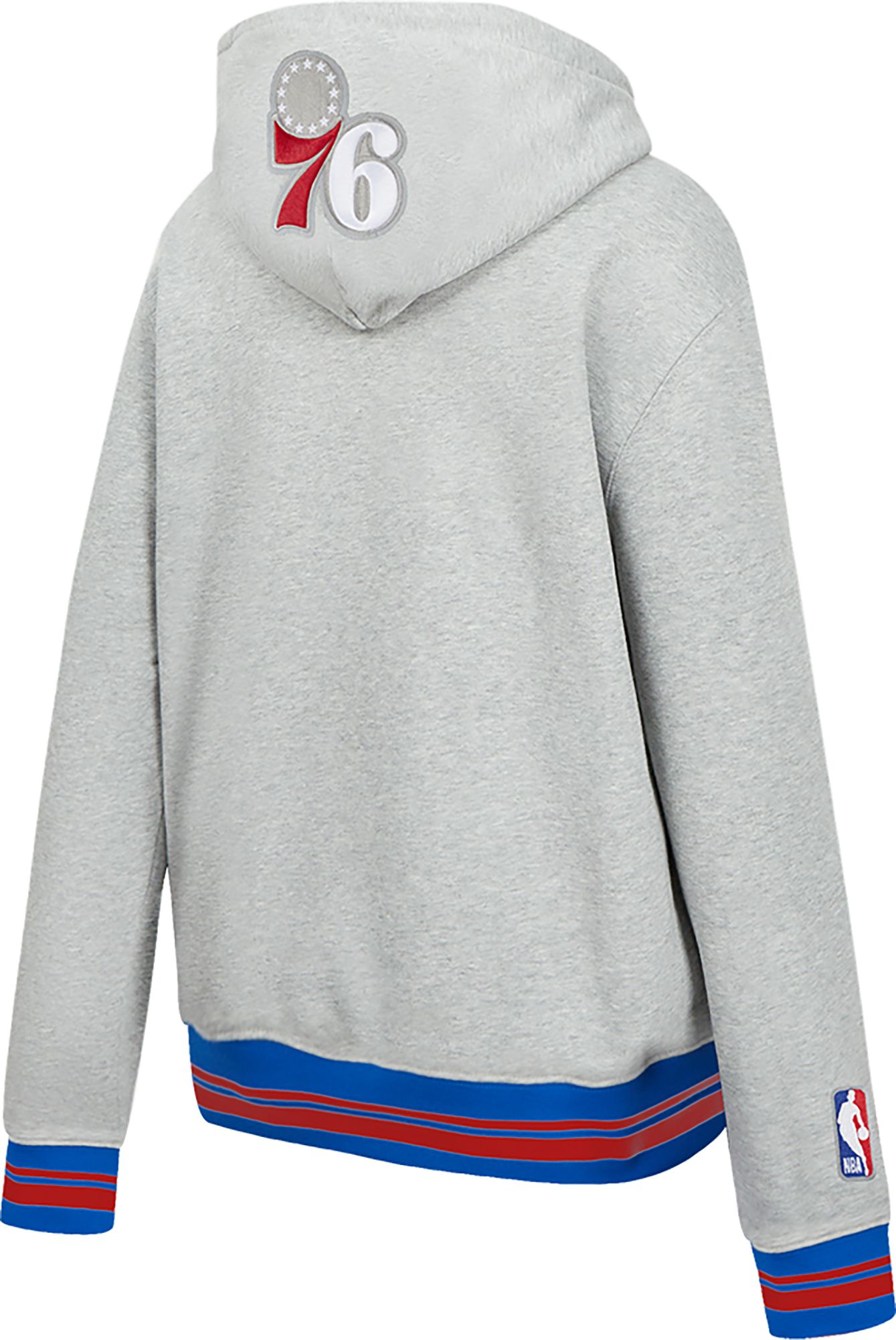 Pro Standard Women's Philadelphia 76ers Grey Crest Emblem Hoodie product image
