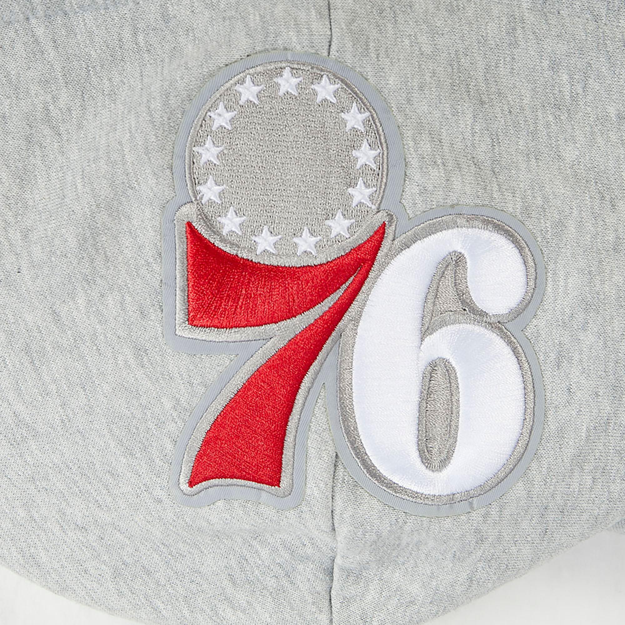Pro Standard Women's Philadelphia 76ers Grey Crest Emblem Hoodie product image