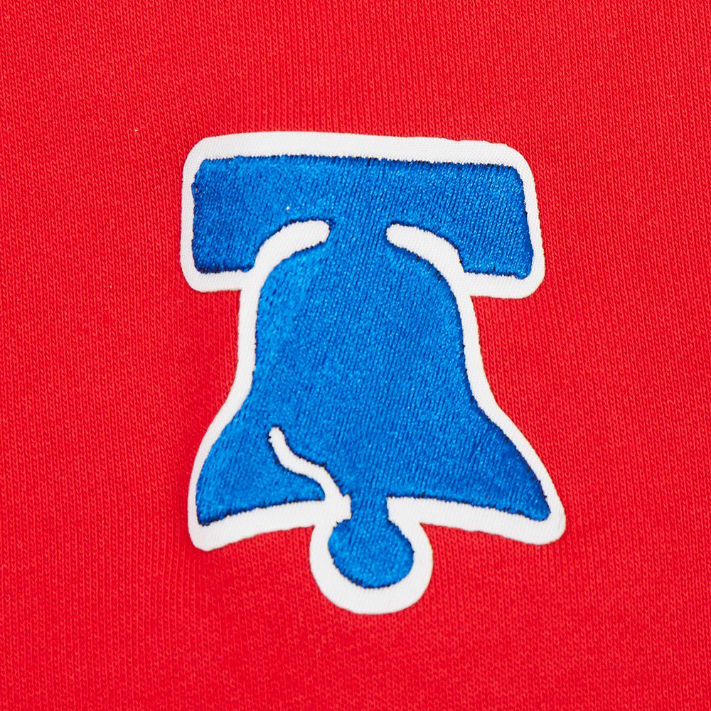Pro Standard Women's Philadelphia 76ers Red Classic Fleece Crewneck Sweatshirt product image