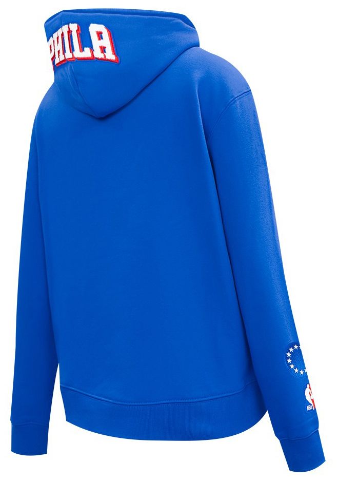 Pro Standard Women's Philadelphia 76ers Blue Classic Fleece Pullover Hoodie product image