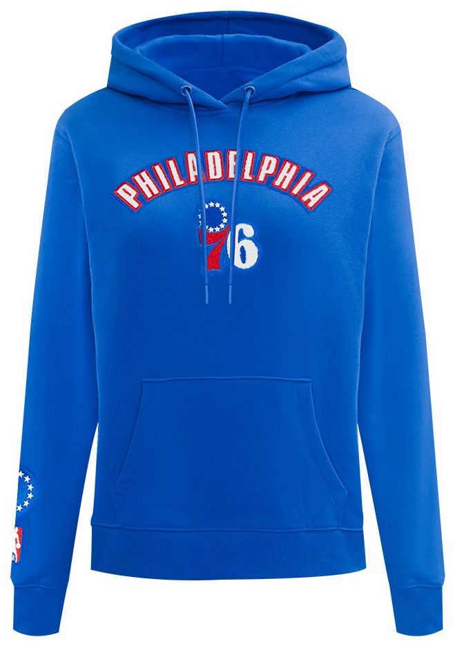 Pro Standard Women's Philadelphia 76ers Blue Classic Fleece Pullover Hoodie product image