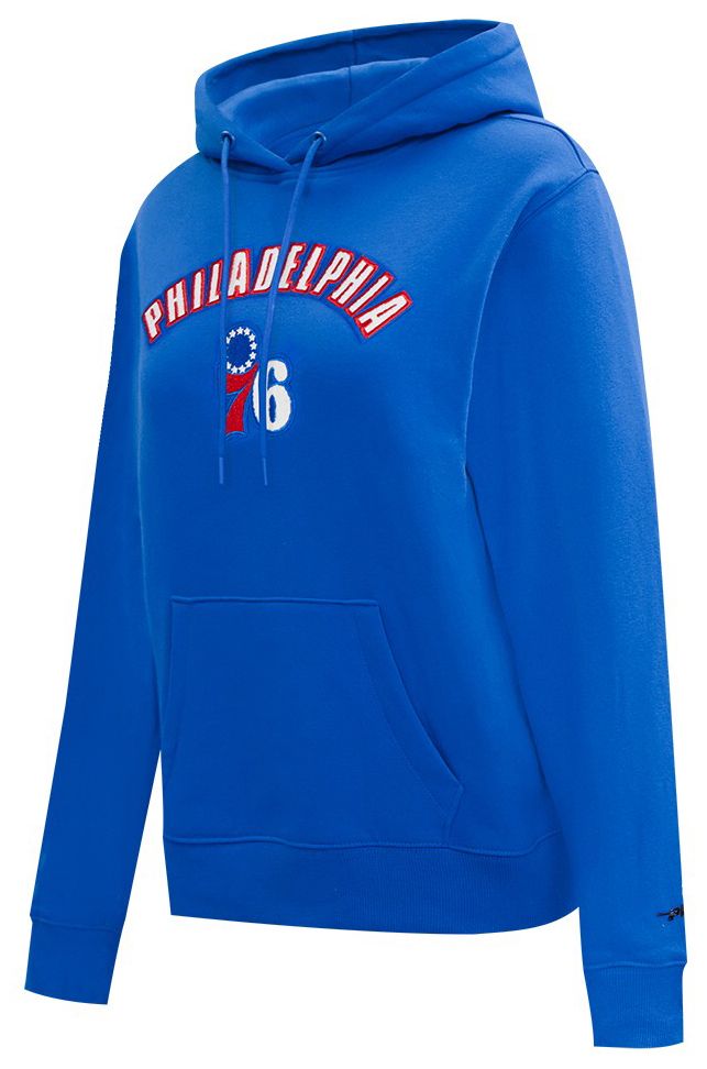 Pro Standard Women's Philadelphia 76ers Blue Classic Fleece Pullover Hoodie product image