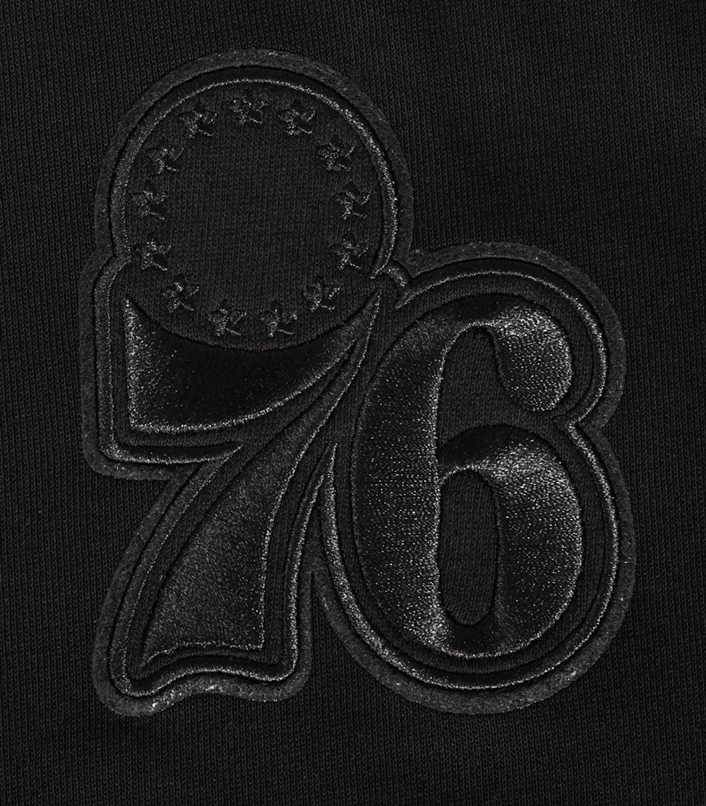 Pro Standard Women's Philadelphia 76ers Black Neutral Fleece Crewneck Sweatshirt product image