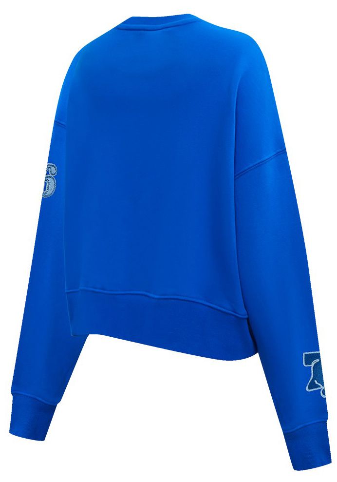 Pro Standard Women's Philadelphia 76ers Blue Varsity Blues Fleece Crewneck Sweatshirt product image