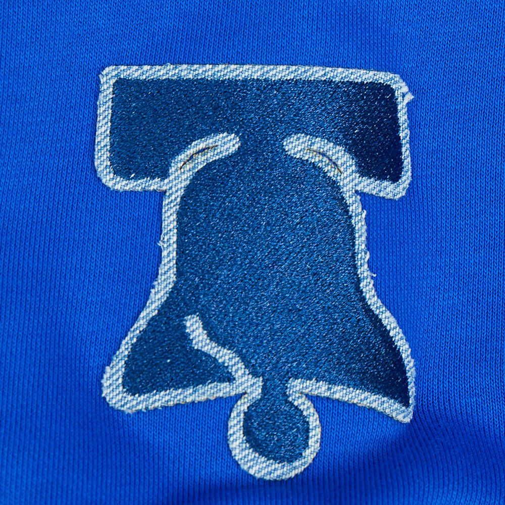 Pro Standard Women's Philadelphia 76ers Blue Varsity Blues Fleece Crewneck Sweatshirt product image