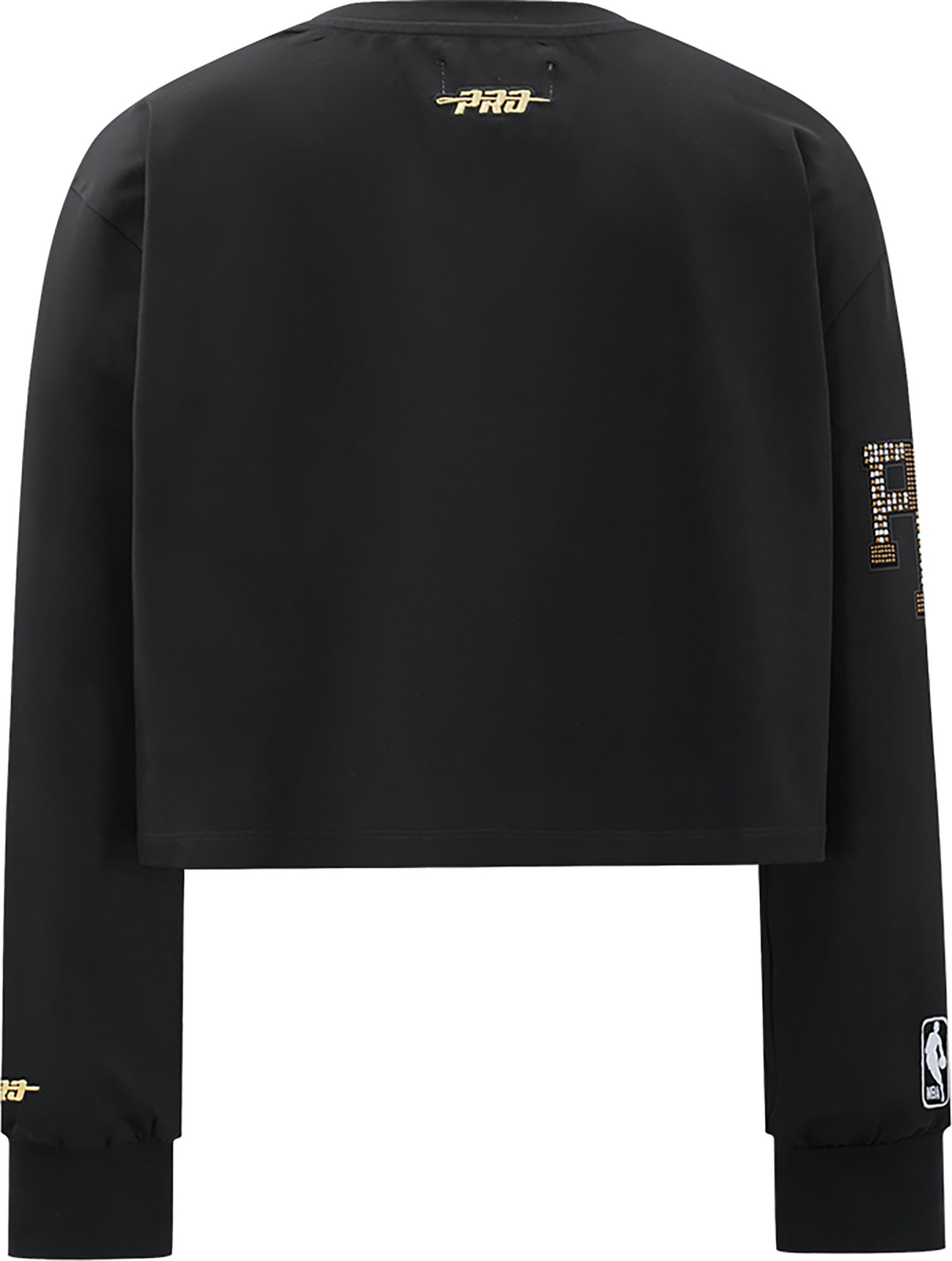 Pro Standard Women's Philadelphia 76ers Black Renegade Boxy Long Sleeve Shirt product image