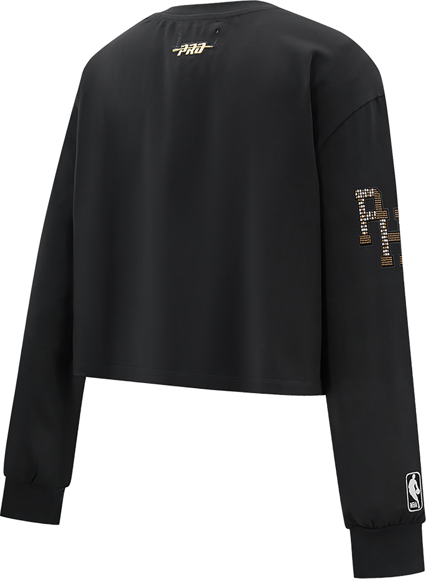 Pro Standard Women's Philadelphia 76ers Black Renegade Boxy Long Sleeve Shirt product image