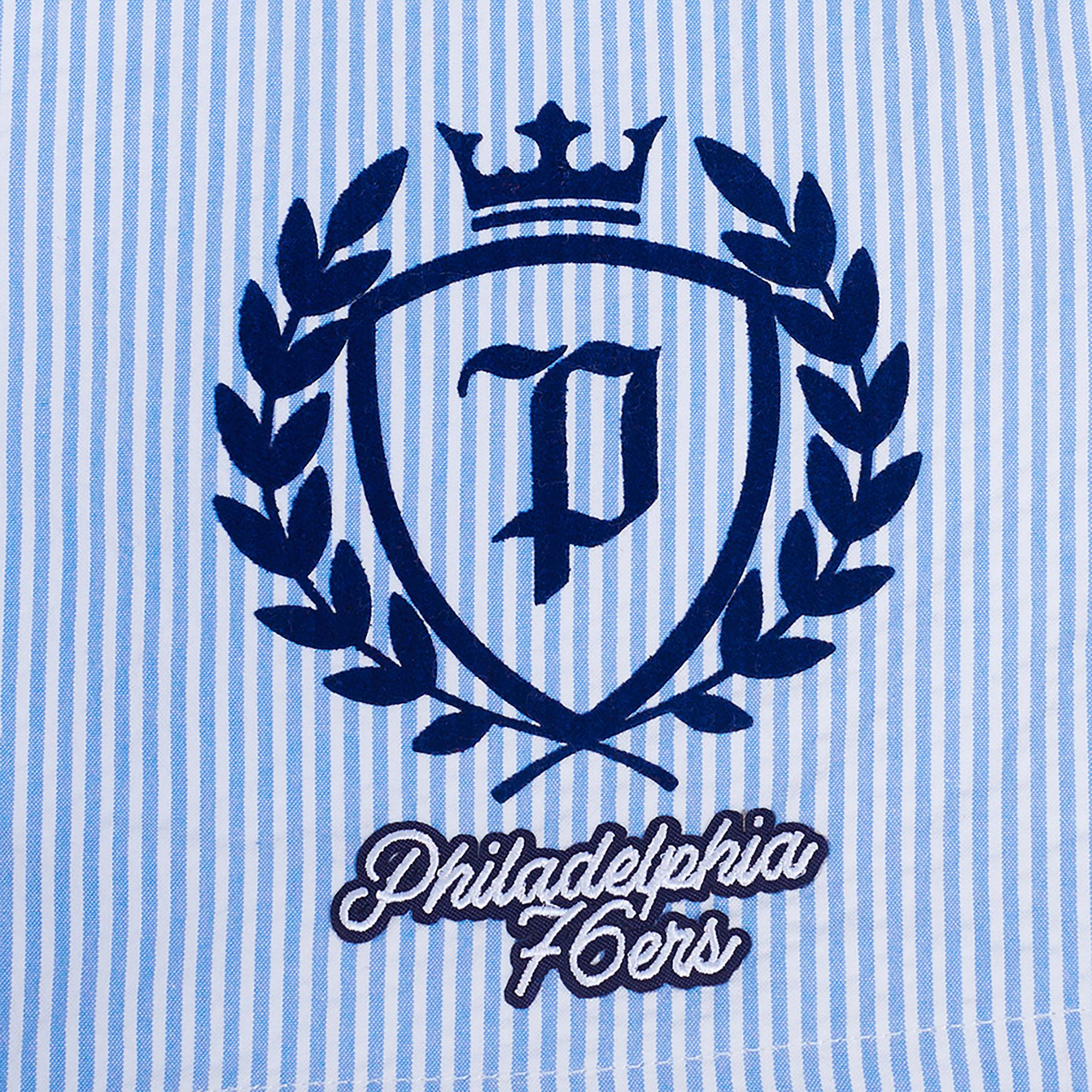 Pro Standard Women's Philadelphia 76ers Blue Country Club Shorts product image