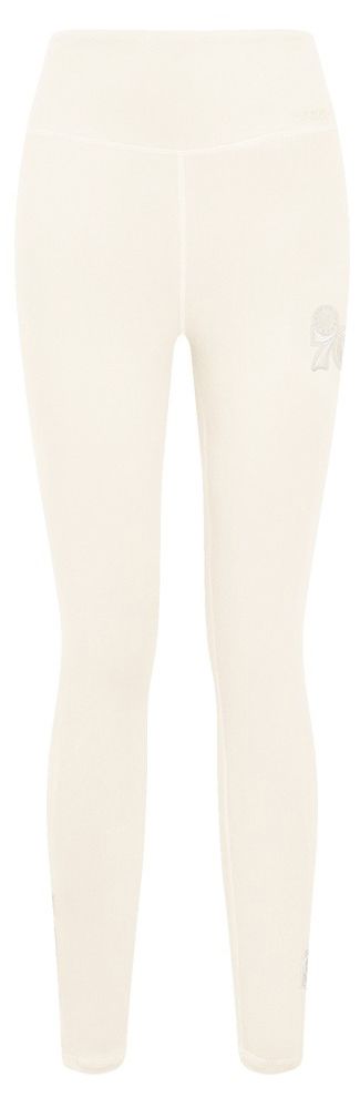 Pro Standard Women's Philadelphia 76ers Off White Neutral Jersey Leggings product image