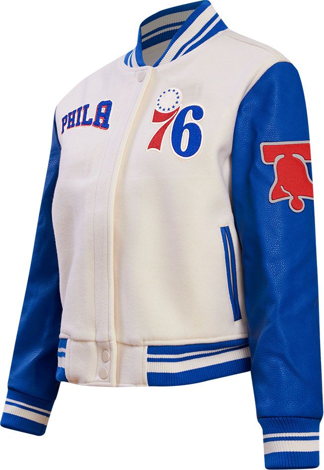Pro Standard Women's Philadelphia 76ers Varsity Jacket product image