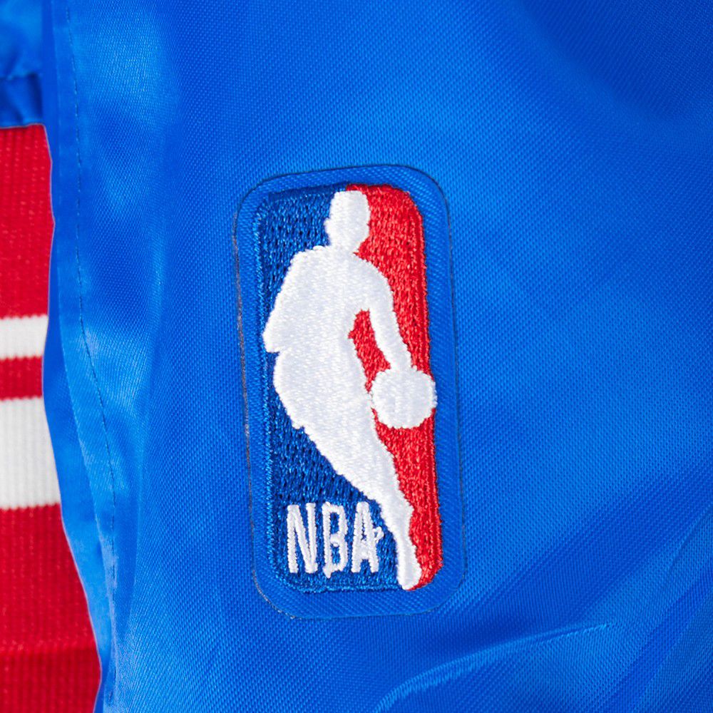 Pro Standard Women's Philadelphia 76ers Blue Retro Classic Rib Satin Jacket product image