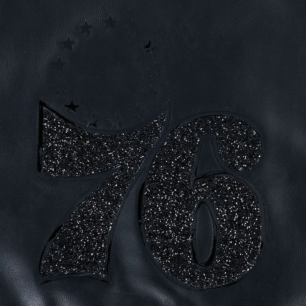 Pro Standard Women's Philadelphia 76ers Black Leather Jacket product image