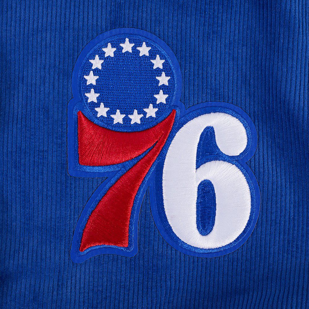 Pro Standard Women's Philadelphia 76ers Crop Corduroy Jacket | Dick's ...