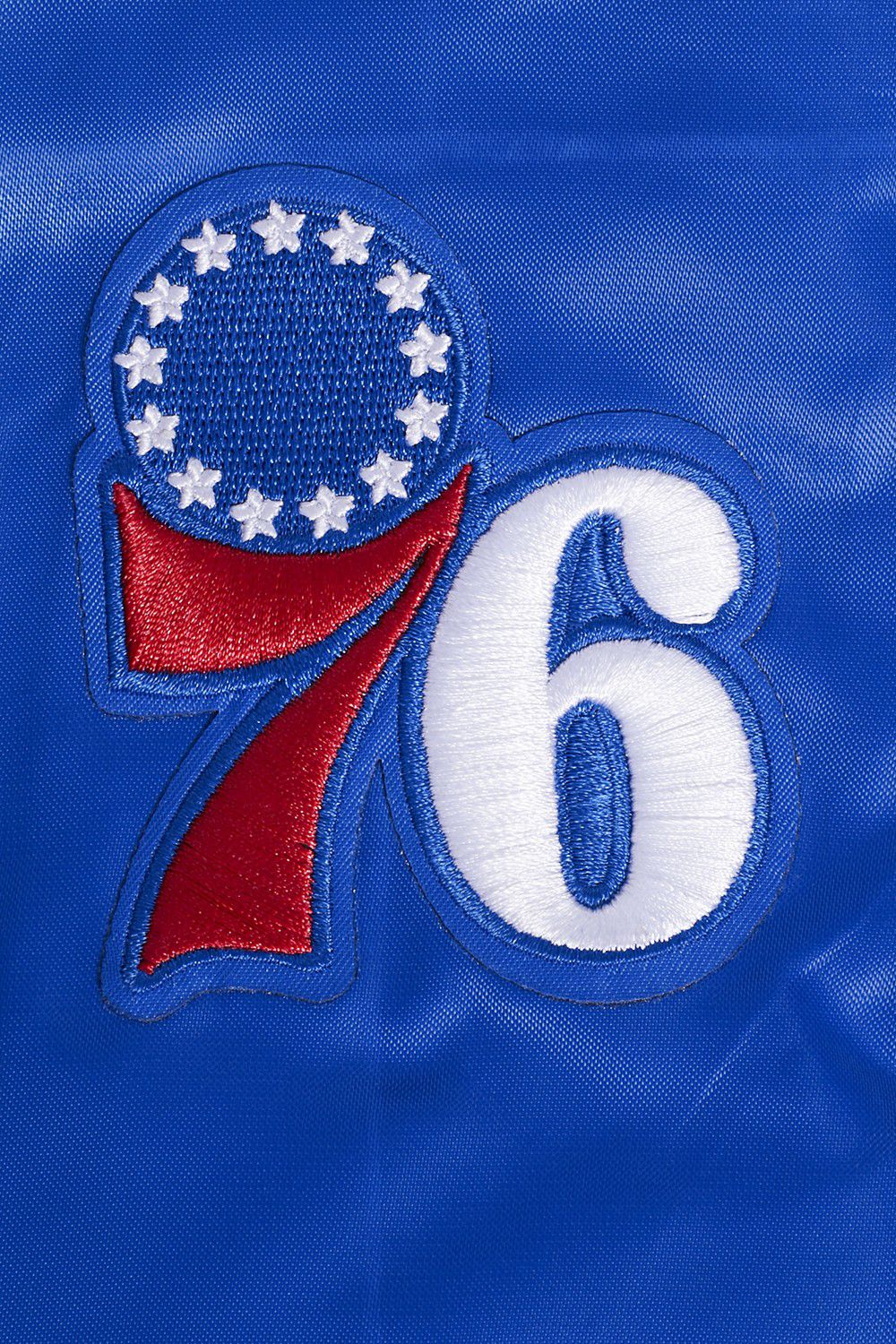 Pro Standard Women's Philadelphia 76ers Blue Classic Satin Jacket product image