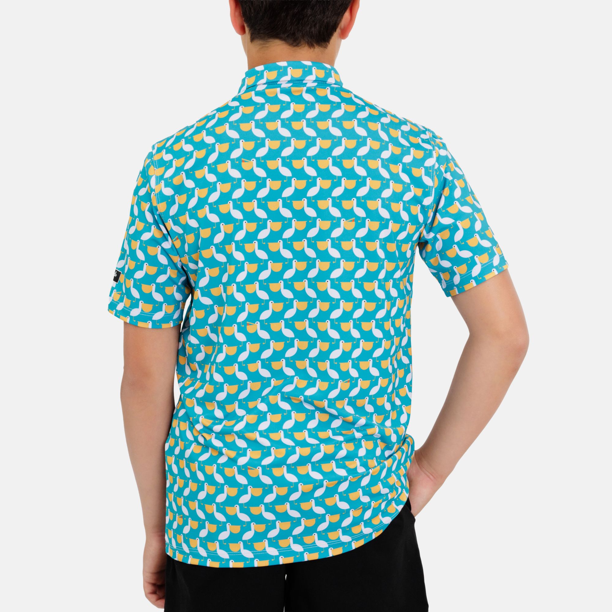 Waggle Boys' Pelican Party Golf Polo product image