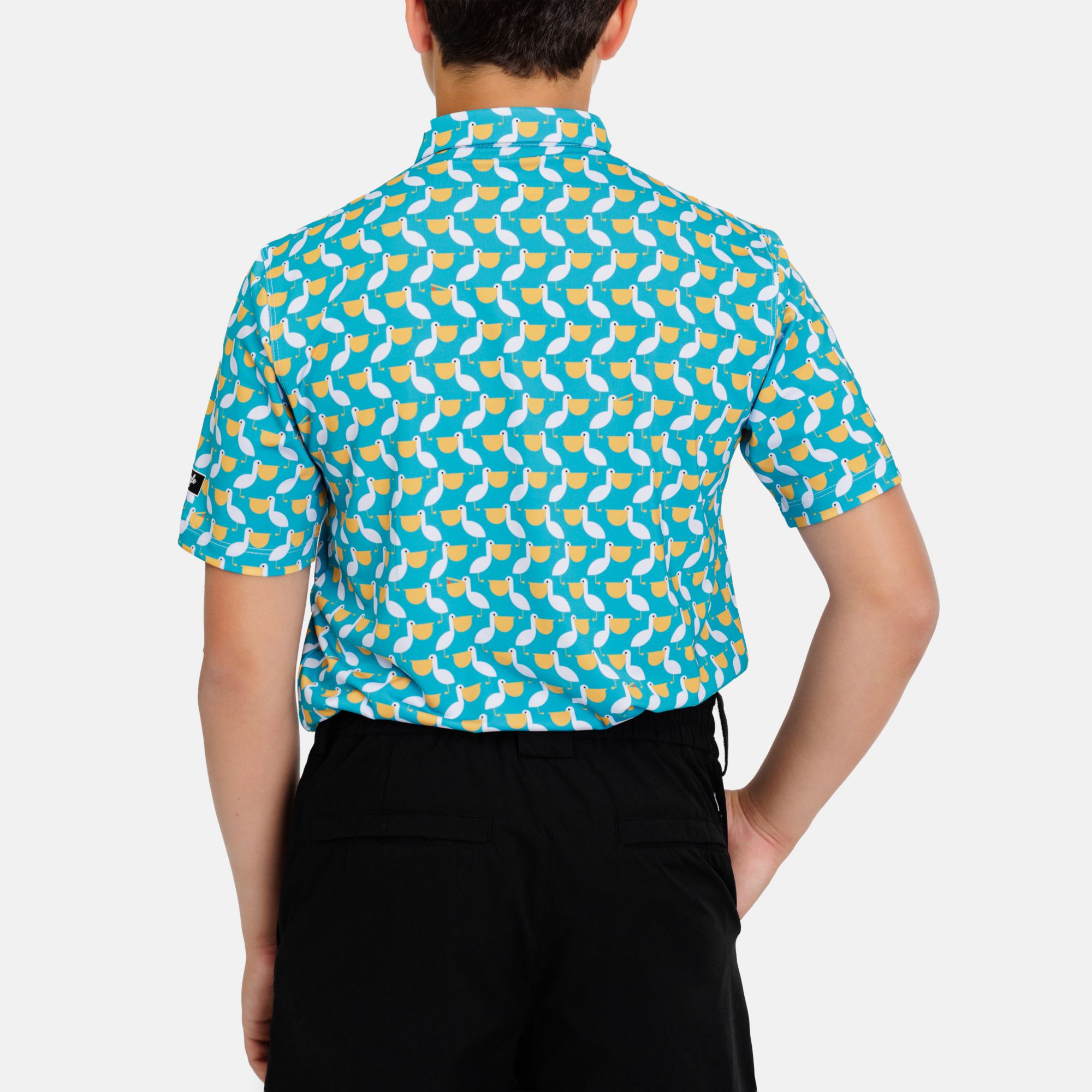 Waggle Boys' Pelican Party Golf Polo product image