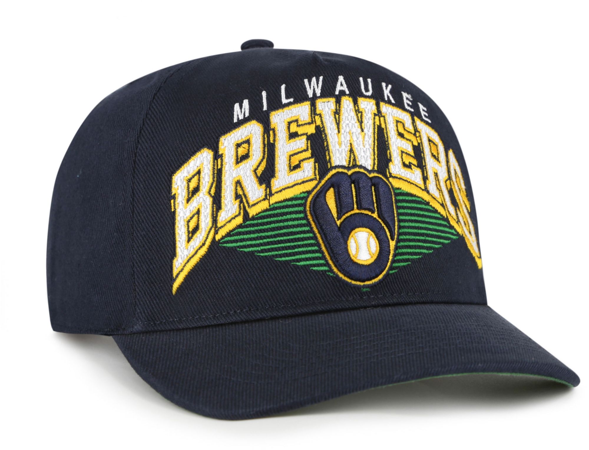 '47 Adult Milwaukee Brewers Navy Pomona Hitch Adjustable Hat product image