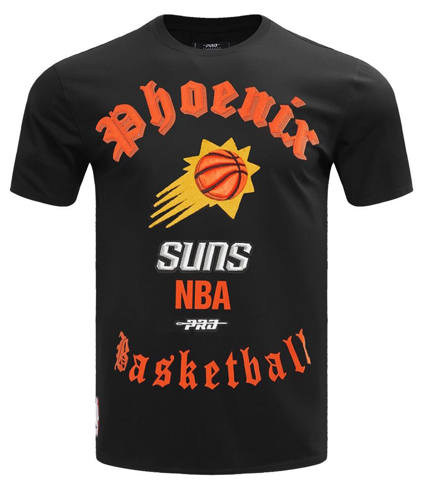 Pro Standard Men's Phoenix Suns Black Old English Short Sleeve T-Shirt product image