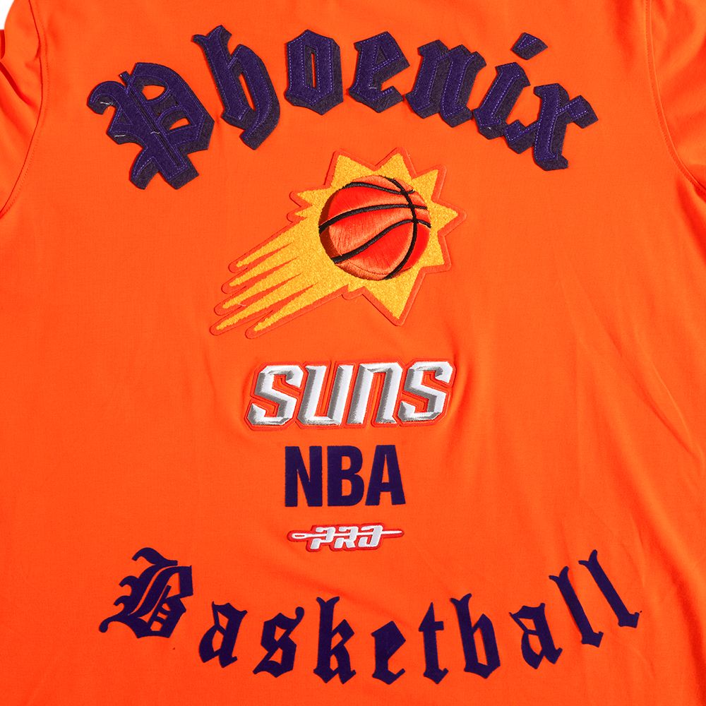 Pro Standard Men's Phoenix Suns Orange Old English Short Sleeve T-Shirt product image